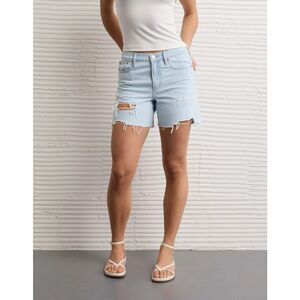 American Eagle Highest Rise 90s Boyfriend Short Light Distressed, Size 10 (C5)